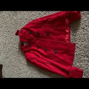 Red Peacoat